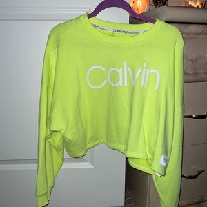 Calvin Klein Performance Cropped Seeatshirt